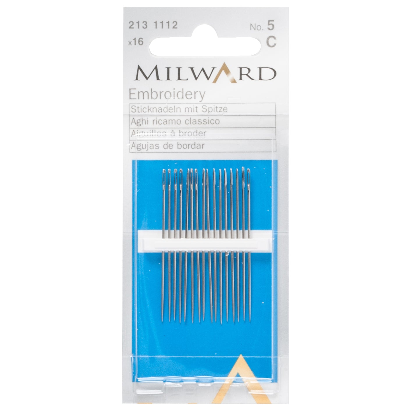 Milward, Embroidery Needles