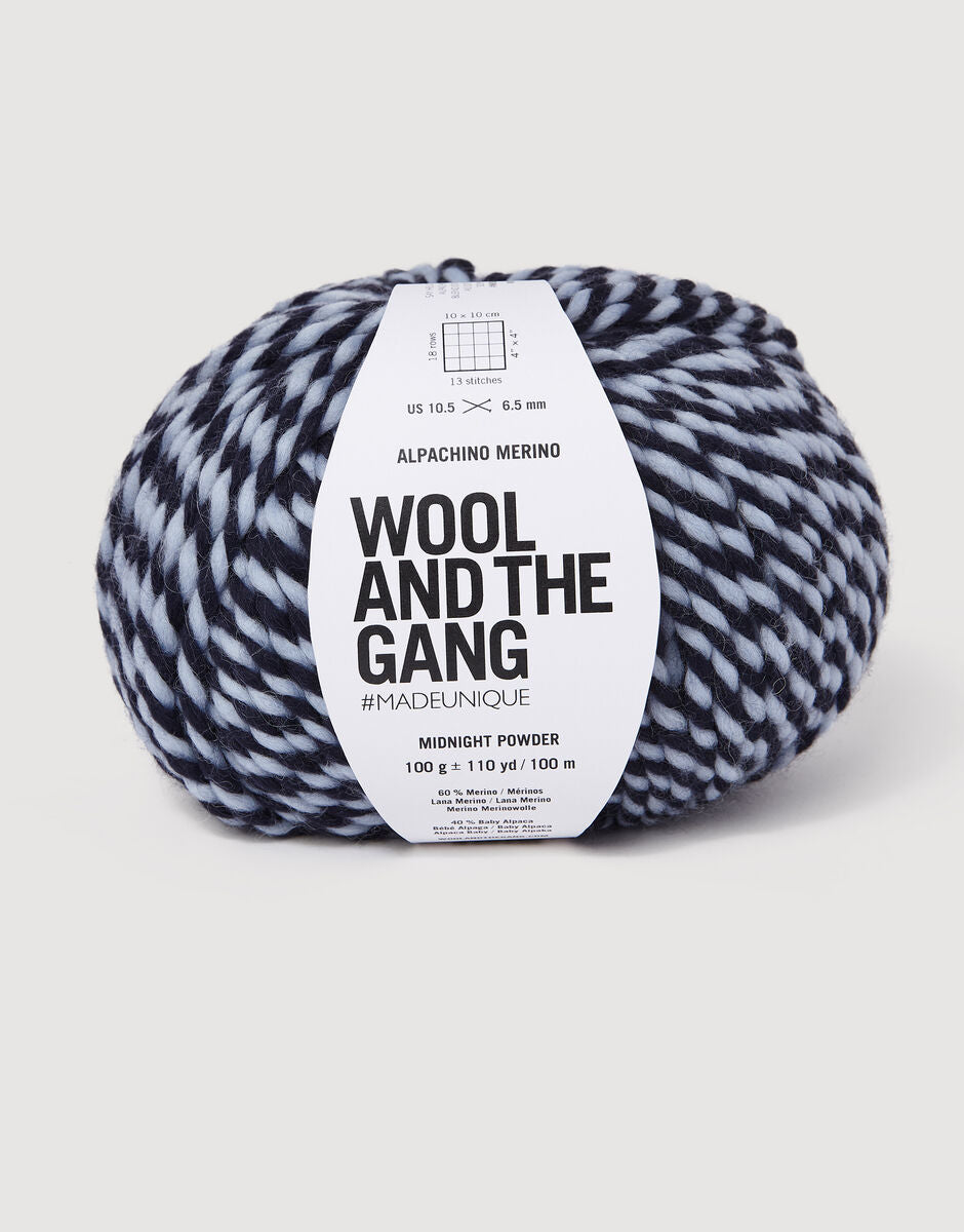 Alpachino Merino Twist, Midnight Powder