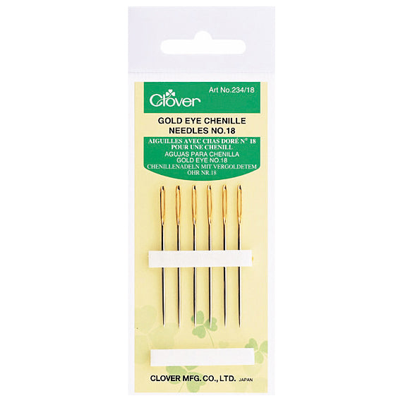 Hand Sewing Needles: Chenille: Gold Eye: No.18