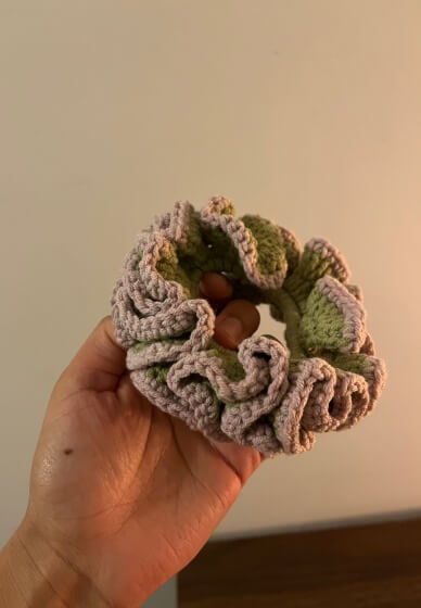 Learn to Crochet: Frill Scrunchie Kit